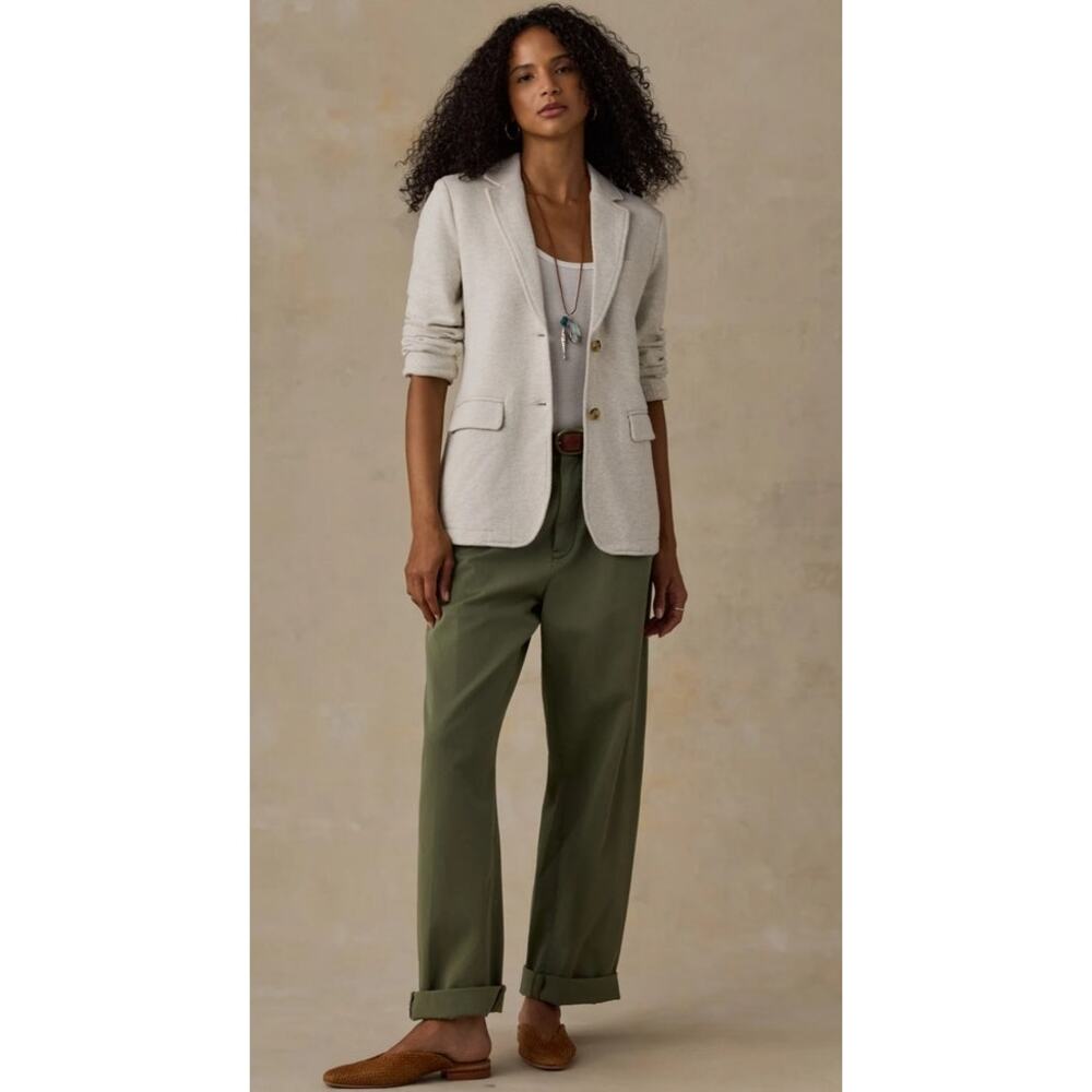 Faherty Inlet Knit blazer women's size M - Picture 5 of 12